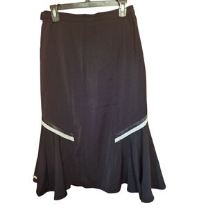 Nina Massini Midi Skirt Elvira Luxury Modest Lined Ladies 10 Artsy Sophisticated